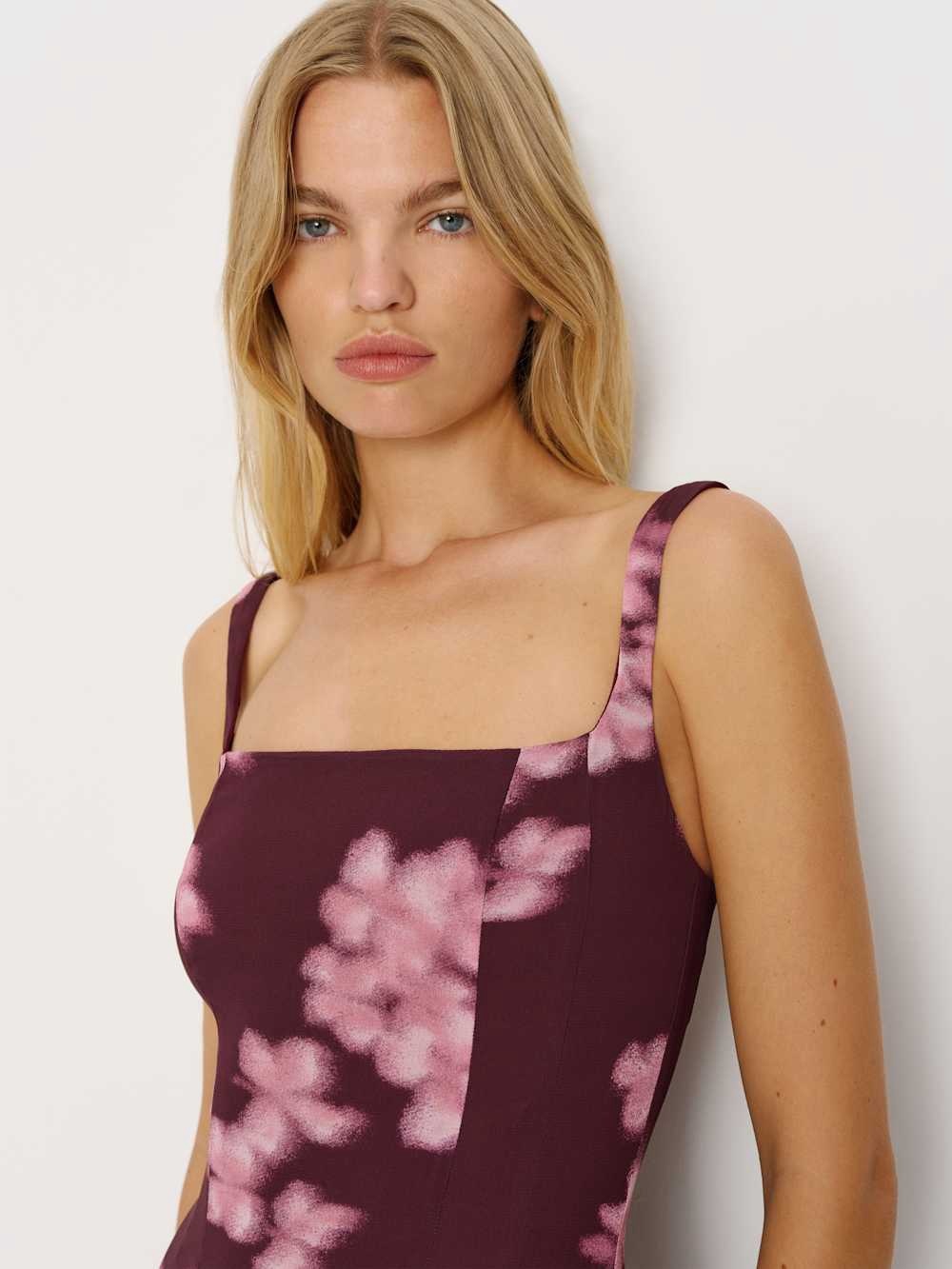 NEW Reformation Ceecee Dress Size 0 - Picture 5 of 11